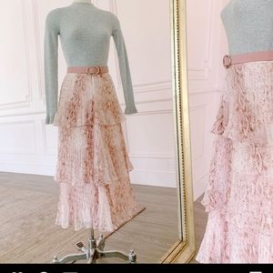 Rachel Parcell Ruffle chiffon skirt